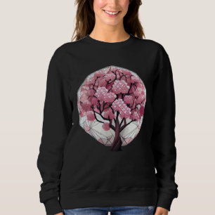 An Elegant and Beautiful Cherry Blossom Sphere Tre Sweatshirt