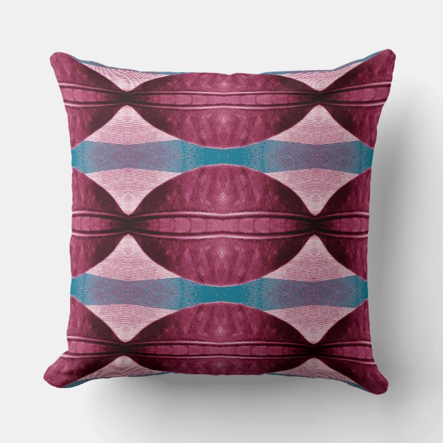 An elegant classic multicolor fabric design   thro cushion (Front)