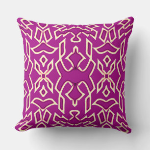 An elegant classic multicolor fabric design thro cushion