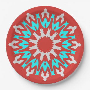An elegant multiple colour classic design  paper p plate