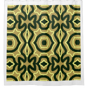 An elegant seamless multicolor classic design sho shower curtain