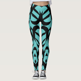 An elegant seamless "Ratti_Creative_Arts" Leggings