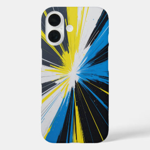 An Elegantly Bold Abstract iPhone 16 Case