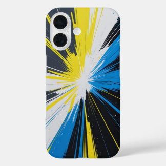 An Elegantly Bold Abstract iPhone 16 Case