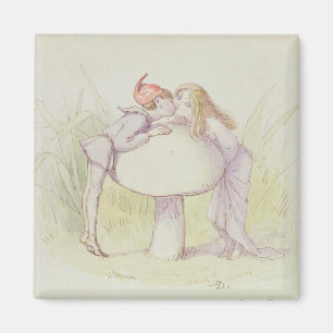 An Elf and a Fairy Magnet