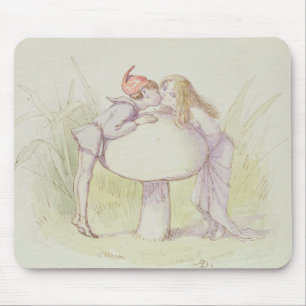 An Elf and a Fairy Mouse Pad