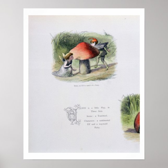 An Elf in Search of a Fairy, illustration from 'In Poster (Front)