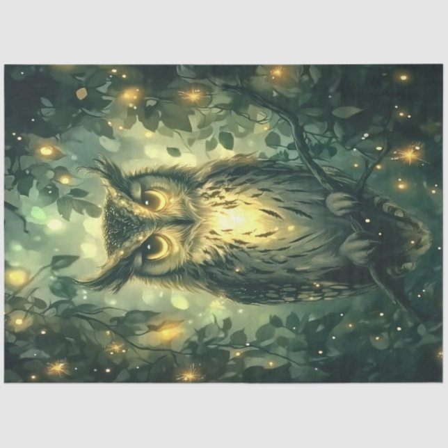 An Emerald Forest Fairy Series Design #2 Tissue Paper (Front)