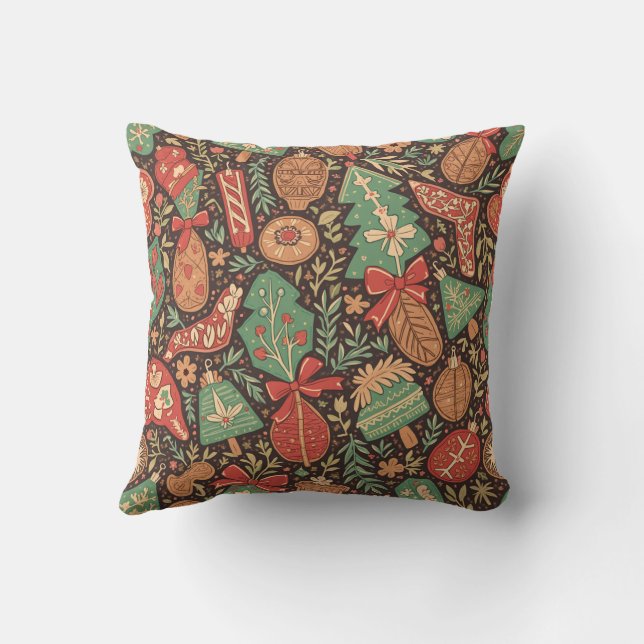 an emotional Christmas cushion (Back)