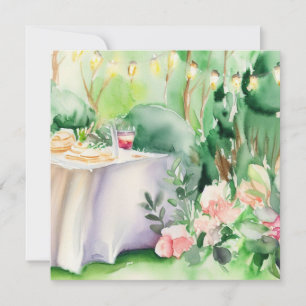 An Enchanted Garden  : A Baby Shower Invitation