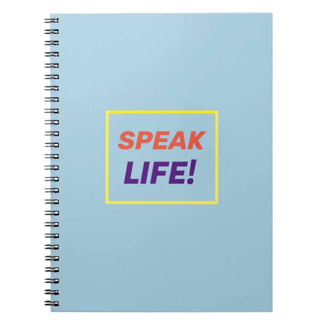 An Encouraging Notebook (Front)