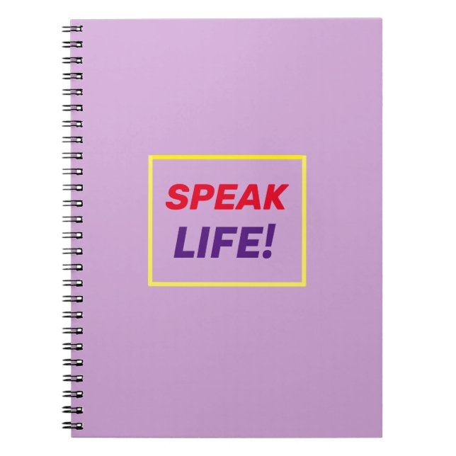 An Encouraging Notebook (Front)