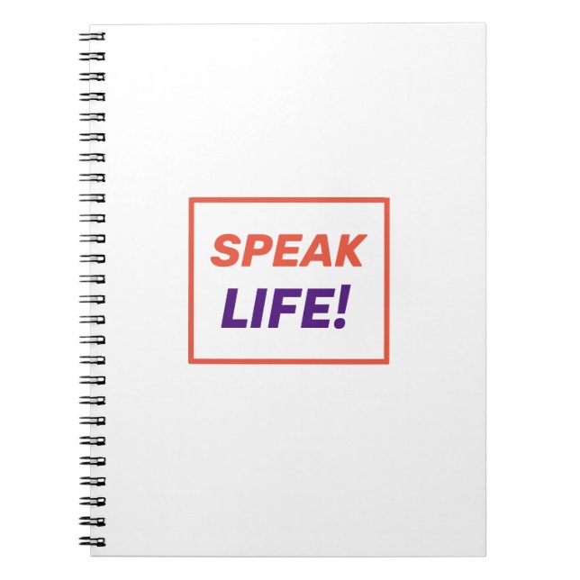 An Encouraging Notebook (Front)