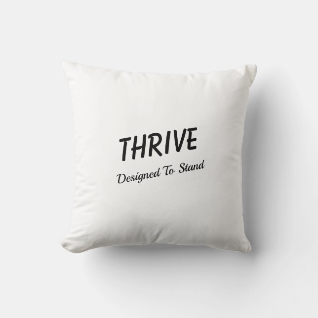 An Encouraging Throw Pillow (Front)