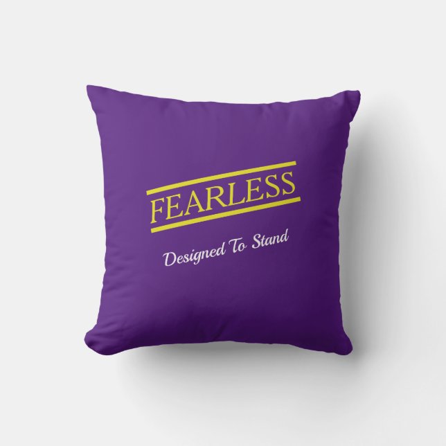 An Encouraging Throw Pillow (Front)