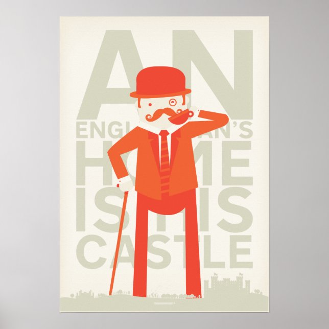 An Englishman's Home Is His Castle Poster (Front)