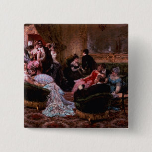 An Entertaining Evening 15 Cm Square Badge