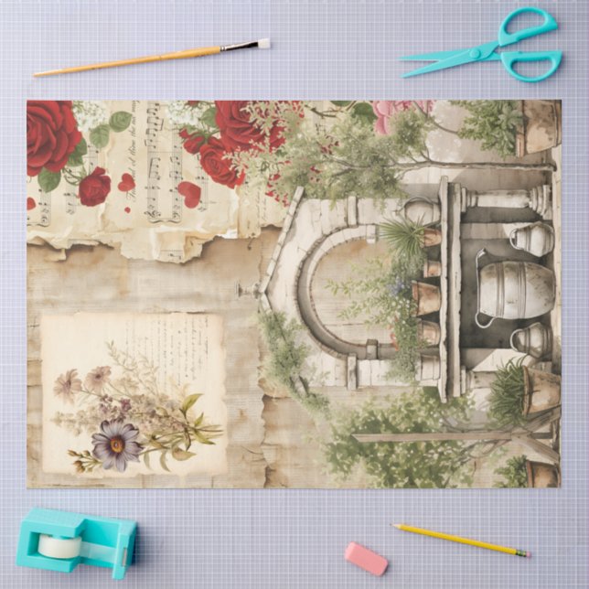 An Ephemera Easter Series Design #23 Tissue Paper (Craft)