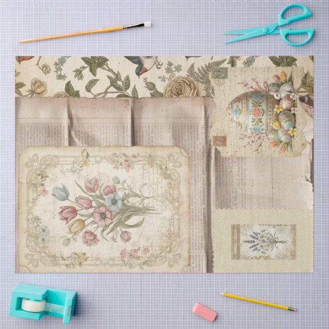 An Ephemera Easter Series Design #4 Tissue Paper (Craft)