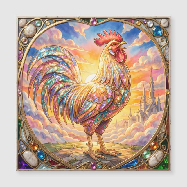 An ethereal rooster (Front)