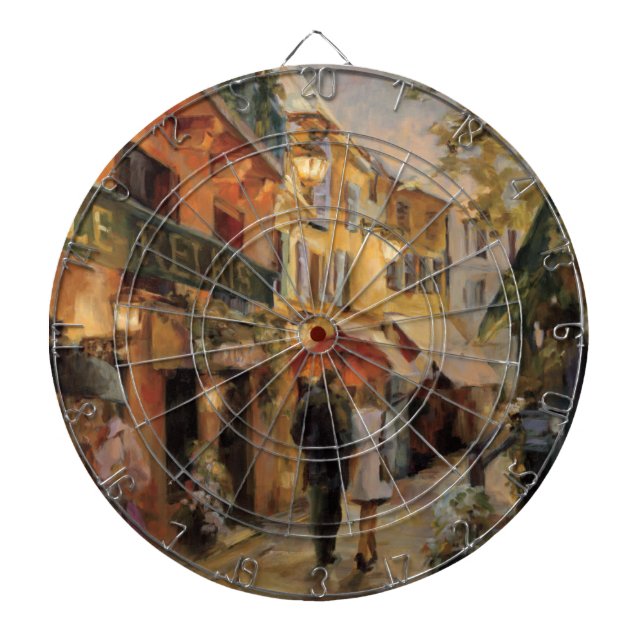 An Evening in Paris Dartboard (Front)