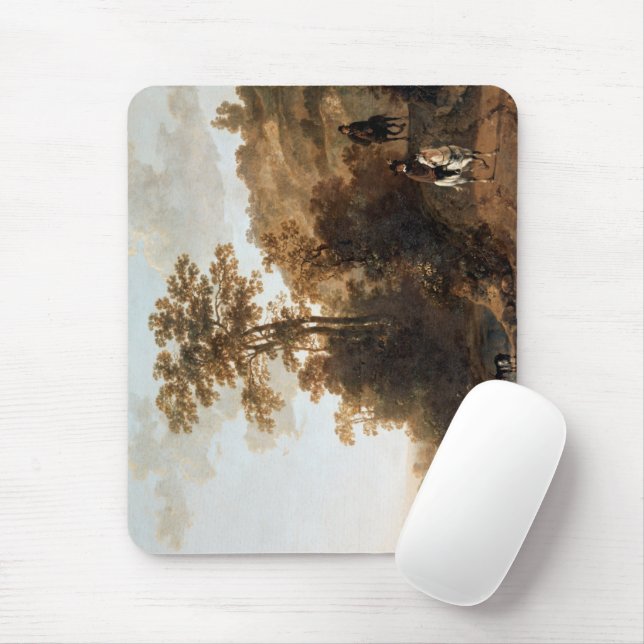 An Evening Ride near a River Aelbert Cuyp     Mouse Pad (With Mouse)