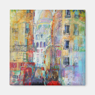 An Evening Walk to Sacre Coeur Magnet