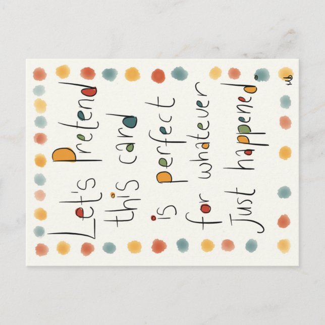 An EVERY occasion card. Postcard (Front)