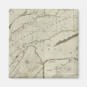 An exact chart of the River St Laurence Magnet