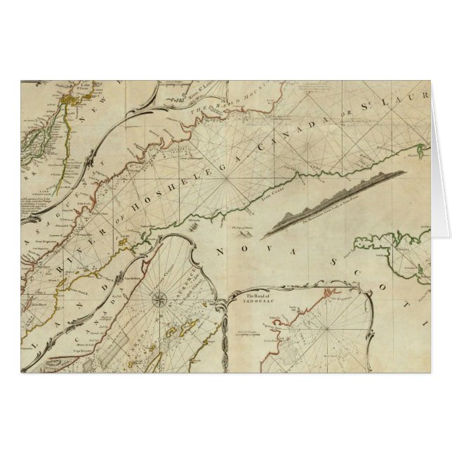 An Exact Chart of the River St Lawrence (Front Horizontal)