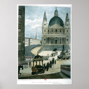 An exact representation of the grand funeral car poster