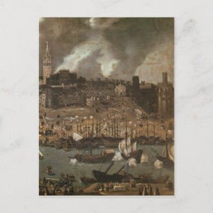 An Expedition Setting out from Seville for Postcard