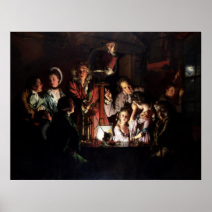 An Experiment On a Bird in an Air Pump Poster