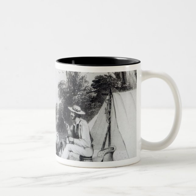 An exploring party Two-Tone coffee mug (Right)
