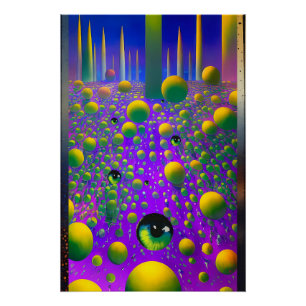 An Eyefull - Ken Gauge Surreal Art Poster