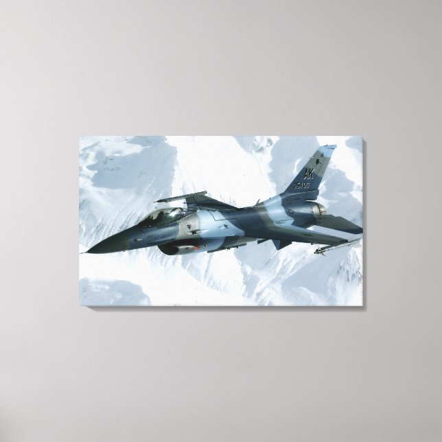 An F-16 Aggressor Canvas Print (Front)