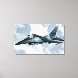 An F-16 Aggressor Canvas Print