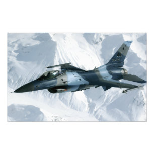 An F-16 Aggressor Photo Print