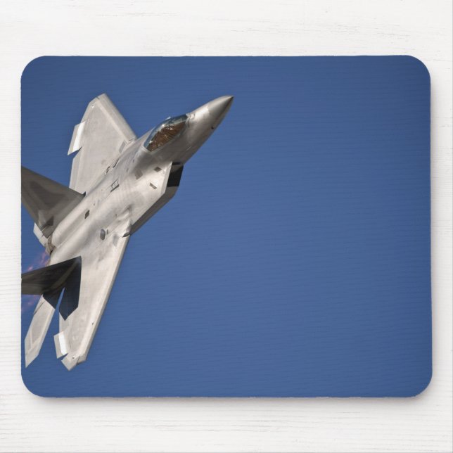 An F-22 Raptor aircraft Mouse Pad (Front)