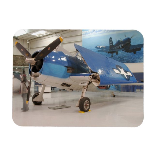 An F-6F Hellcat World War II fighter plane at Magnet (Horizontal)