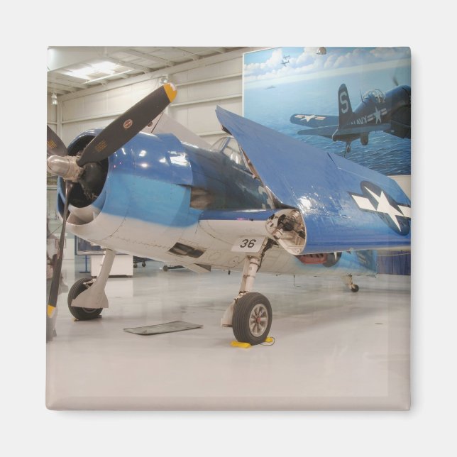An F-6F Hellcat World War II fighter plane at Magnet (Front)