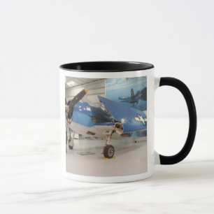 An F-6F Hellcat World War II fighter plane at Mug