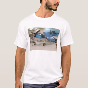 An F-6F Hellcat World War II fighter plane at T-Shirt