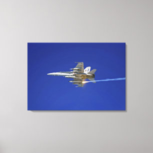 An F/A-18C Hornet Canvas Print