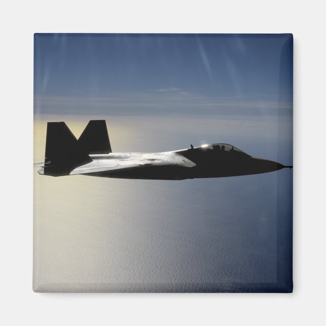 An F/A-22 Raptor flies a training mission 2 Magnet (Front)