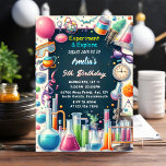 An Fun Lab Kids Geek Nerd Mad Science 9th Birthday Invitation<br><div class="desc">Unleash the excitement with our "Fun Lab Kids Geek Nerd Mad Science 9th Birthday Invitation"! This dynamic and colourful design is perfect for young science lovers, setting the tone for an adventurous and educational celebration. Your guests will be thrilled to dive into a world of experiments and discoveries. Make your...</div>