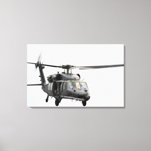 An HH-60 Pave Hawk helicopter Canvas Print (Front)