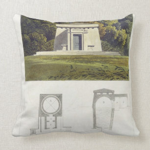 An Ice House, from Ackermann's 'Repository of Arts Cushion