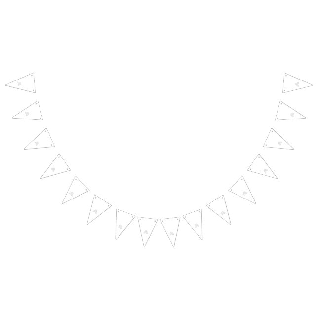An icon featuring a stylised graphic design elemen bunting  (All)