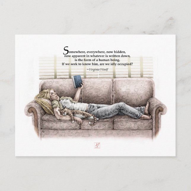 An Idle Moment Postcard (Front)
